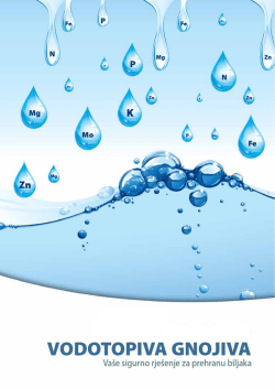 Katalog vodotopivih gnojiva PAVONI&hellip;op&scaron;irnije