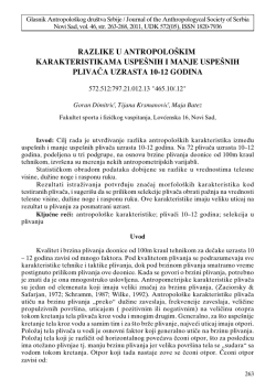 Goran Dimitrić, tijana Krsmanović, Maja Batez RAZLIKE U