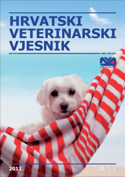 2012. 20/3-4 - Hrvatska Veterinarska Komora