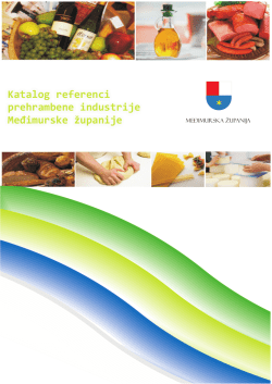 Katalog referenci prehrambene industrije Međimurske županije