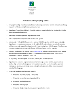 Pravilnik 106.turopoljskog fa&scaron;nika