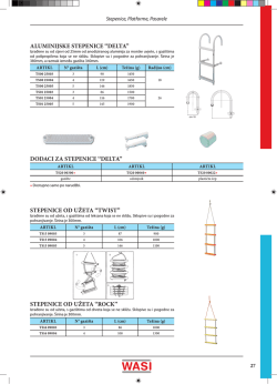 Stepenice, platforme