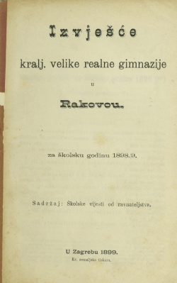 kralj, velike realne gimnazije
