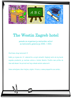The Westin Zagreb hotel
