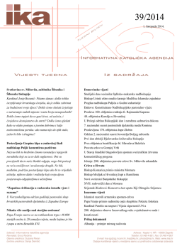 1. listopada 2014. Svetkovina sv. Mihovila, za&scaron;titnika &Scaron;ibenika i