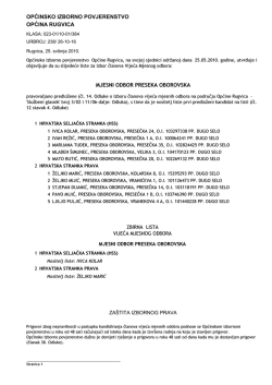 mjesni odbor preseka oborovska