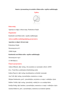 Smotra vjeronaučnog stvarala&scaron;tva Đakovačko