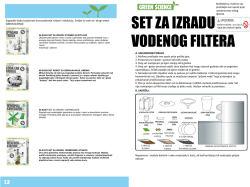 SET ZA IZRADU VODENOG FILTERA