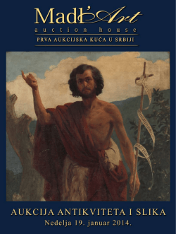 33. Aukcija antikviteta i slika