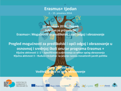 Erasmus+ tjedan - Agencija za mobilnost i programe EU