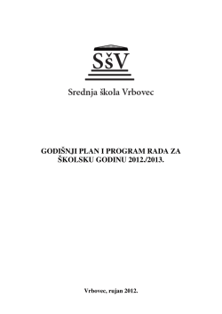 2. Podaci o uvjetima rada