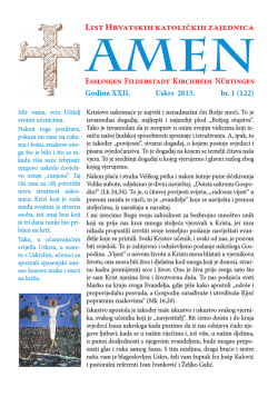 Amen 1. 2015 - HKZ Esslingen