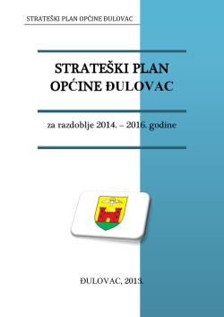 strate&scaron;ki plan općine đulovac