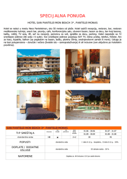 SPECIJALNA PONUDA