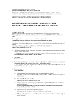 AMBASADA E REPUBLIKËS SË SLLOVENISË NË PRISHTINË