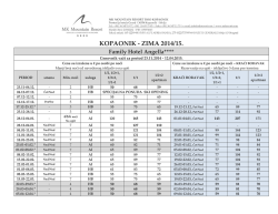 Family hotel Angella**** zima 2014/2015