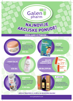 IZDVAJAMO IZ PONUDE