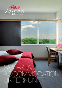 smještaj accommodation unterkunft