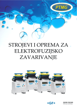 strojevi i oprema za elektrofuzijsko zavarivanje