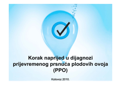 Korak naprijed u dijagnozi prijevremenog prsnuća plodovih ovoja