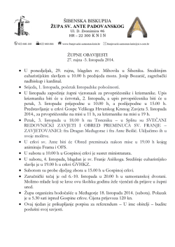 Dragi fra Bernarde - Župa sv. Antuna Padovanskog, Knin