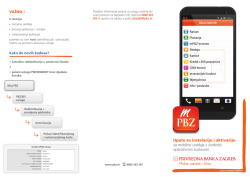 Upute za instalaciju i aktivaciju za mobilne uređaje s Android