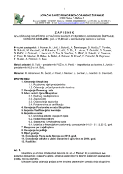 02. lipnja 2013. - Lovački savez Primorsko goranske županije