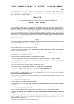 MINISTARSTVO POMORSTVA, PROMETA I