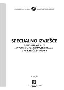 Specijalno izvješće o stanju prava djece sa