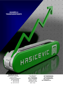 Izvjestaj o transparentnosti (BOS)