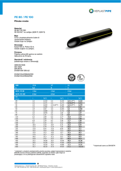 PE cijevi za plin - Heplast-pipe