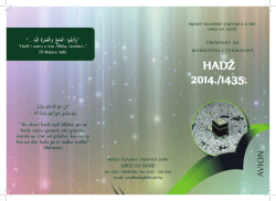 za hadž 2014.