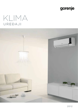 GORENJE klima uređaji - katalog