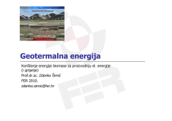 Geotermalna energija – prezentacija