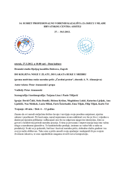 14. susret profesionalno vođenih kazališta za djecu i