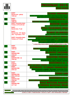 prosinac 2014 - Pučko otvoreno učili&scaron;te Augustin Vivoda Buzet