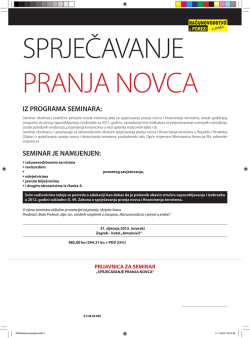 SEMINAR - RAČUNOVODSTVO i POREZI u praksi