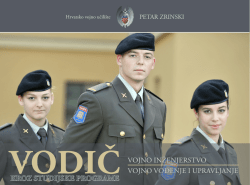 kroz studijske programe vodič - Vojni studiji
