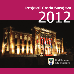 Projekti Grada Sarajeva