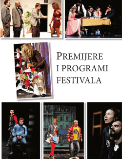 PREMIJERE I PROGRAMI FESTIVALA
