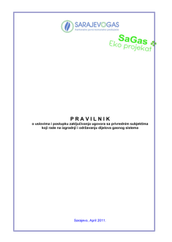 Pravilnik o uslovima i postupku zaključivanja ugovora