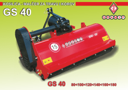 Kosilica-malčer GS-40