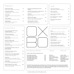 Dinner Menu hr eng.ai - DoubleTree by Hilton