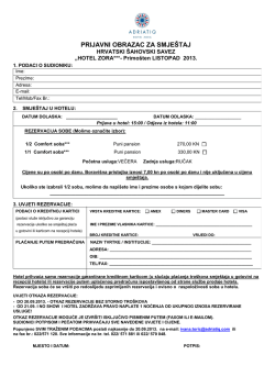 Primo&scaron;ten prijava - Hrvatski &scaron;ahovski savez