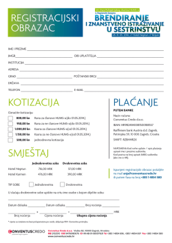 Obrazac preuzmite ovdje. - 20. Dani Psihijatrijskog dru&scaron;tva HUMS-a