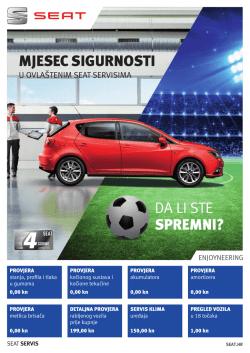 MjESEC SIGURNOSTI DA LI STE SPREMNI?