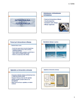INTRAORALNA FOTOGRAFIJA