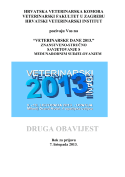 ČETVRTI HRVATSKI VETERINARSKI KONGRES