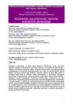 program - Hrvatsko psihijatrijsko dru&scaron;tvo