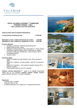 Cjenovnik - Hit Tours